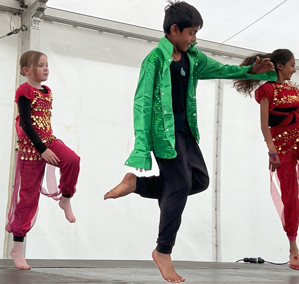 A children's bollywood dance workshop